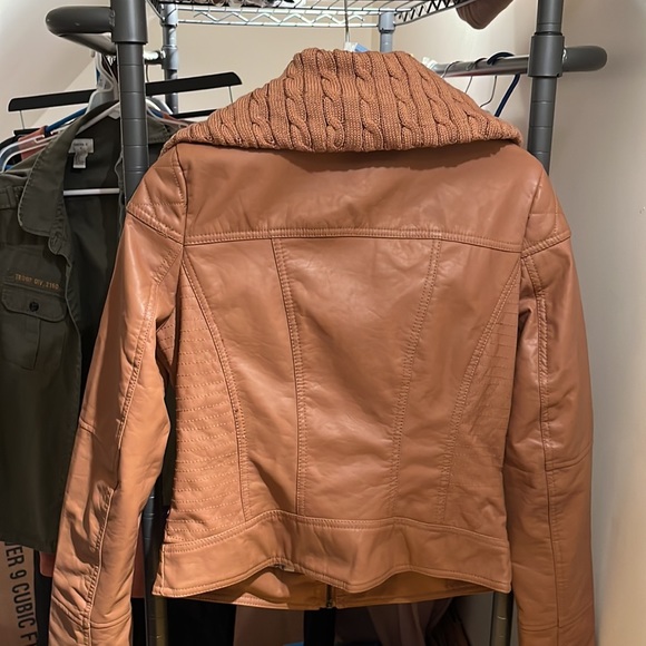 Faux leather jacket. - Picture 2 of 2